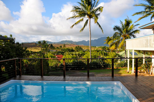 Private pool at Bird of Paradise home, Kauai Vacation Rentals Home at Poipu Beach