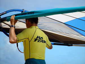 No Fear! Got to go windsurfing with the big wave.  Bird of Paradise Poipu Kauai Vacation Rental Home in Poipu Kai Resort, Poipu Beach, Kauai, Hawaii