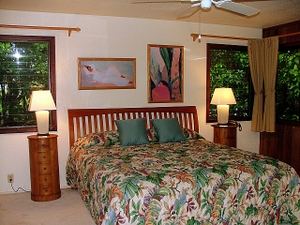 King master suite at Poipu vacation rental home