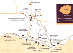 Hiking Map to Mahaulepu & Haula Beach
