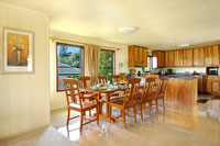 Dinning and kitchen area of Poipu vacation rental