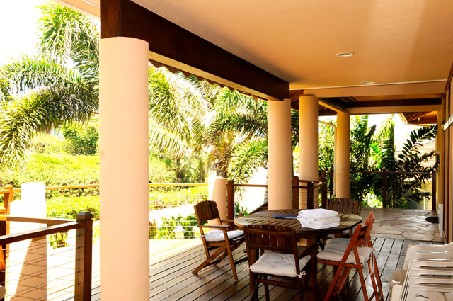 Lanai area with Ocean view