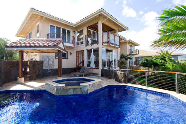 Orchid house from the pool