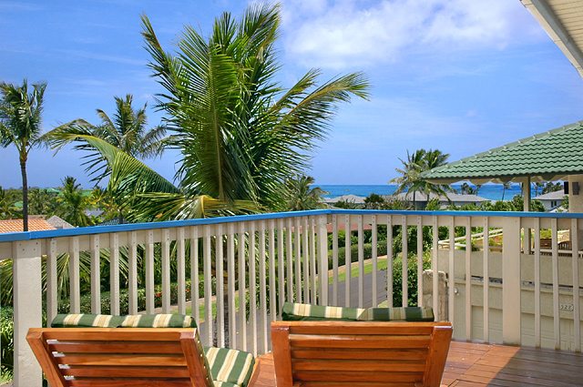 Pacific Ocean view from lanai