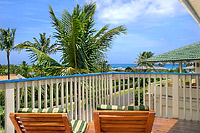 Rainbow from the Bird of Paradise Poipu Kauai Vacation Rental home in Poipu Kai Resort, Poipu Beach, Kauai, Hawaii